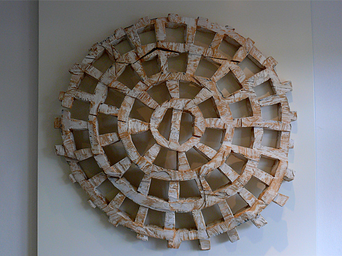 Rad, Holz bemalt, 2007